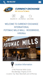 Mobile Screenshot of potomaccurrencyexchange.com
